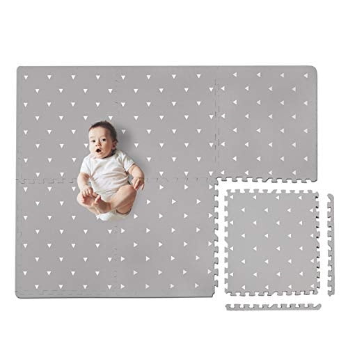 Extra Large 5FT x 6FT Baby Play Mat with Fence Non Toxic Foam Puzzle Floor Mat for Kids 