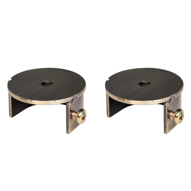 EeaseMX 2 soportes para barra de cortina de 28 mm, accesorios para cortina, marco de puntal de doble varilla