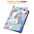 thumbnail image 2 of Allytechgroup Slim Case for Samsung Galaxy Tab S10 FE+ 13.1 Inch 2025 SM-X620 X626B, Trifold Stand Flip Cover Protective Drop Proof Stylish Tablet Case for Galaxy Tab S10 FE+ Plus 5G, Unicorn, 2 of 7