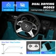 thumbnail image 4 of JOYLDIAS 12V Powered Electric Ride on Car Licensed Mercedes-Benz G650S for Kids with Remote Control, 2 Motors, 3 Speeds, Lock, Music, Horn, LED Light (Blue), 4 of 9