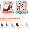 thumbnail image 2 of Fundas para sillas navideñas, mesa de cena navideña para el hogar, fundas para sillas navideñas para decoración navideña, festival, cocina, 2 of 7