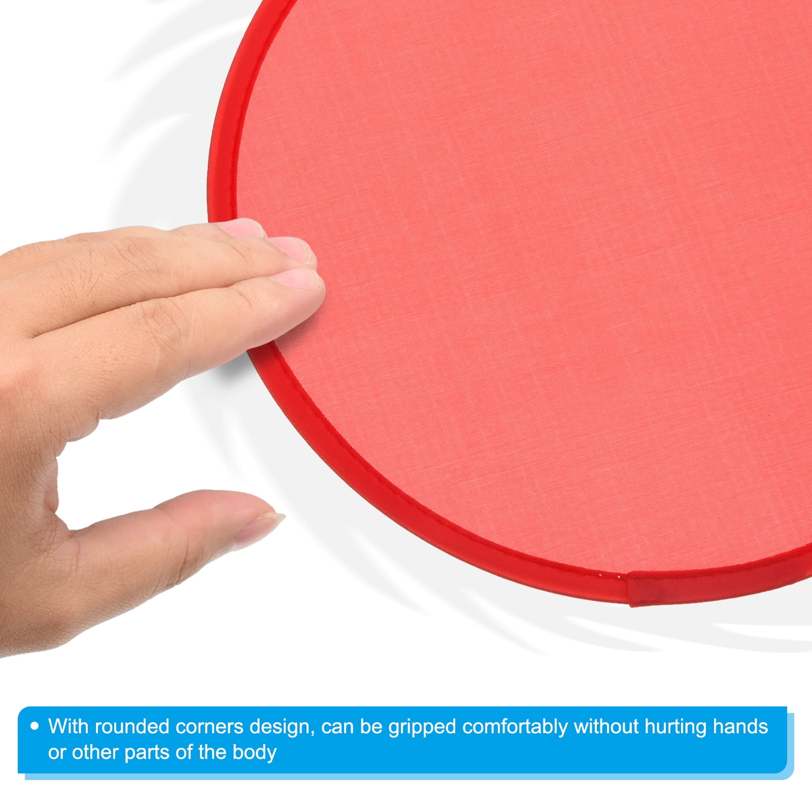 Uxcell 10" Foldable Flying Disc Folding Pocket Flying Disc Bulk Set 12 Colors 36 Pack