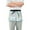 Bunny Rabbit and Daisy Flower, variant on Colorful Watercolor Dogs Server Apron with 3 Pockets Waterproof Waitress Waist Short Apron for Man Woman 12 Inches