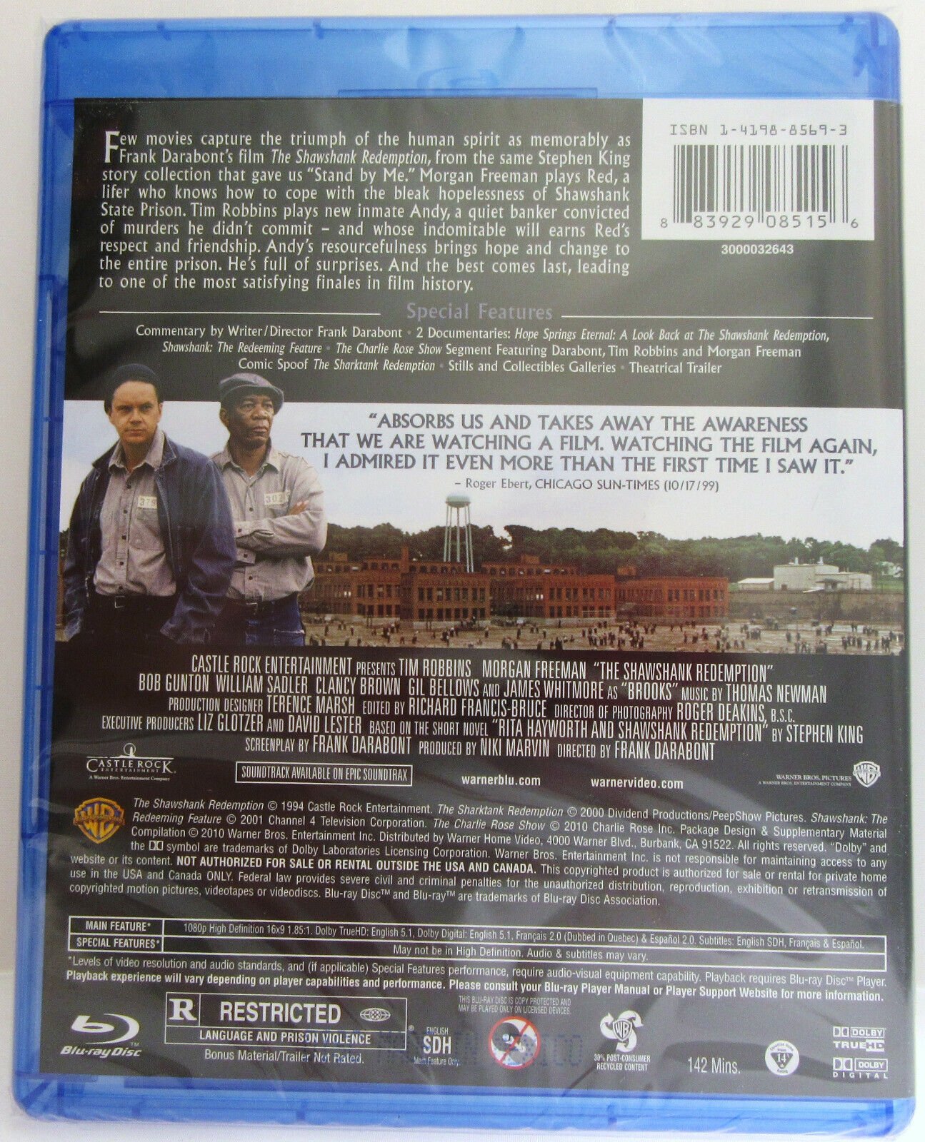 The Shawshank Redemption (Blu-ray), Warner Home Video, Drama - image 2 of 3