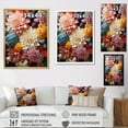 thumbnail image 4 of Designart "Showcasing Autumn Hues Mums in Full Bloom II" Floral & Botanical Canvas Wall Art, 4 of 5