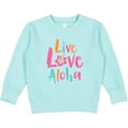 thumbnail image 2 of Inktastic Live Love Aloha Toddler Sweatshirt, 2 of 4