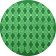 thumbnail image 1 of Ahgly Company Indoor Round Abstract Green Contemporary Area Rugs, 6' Round, 1 of 1