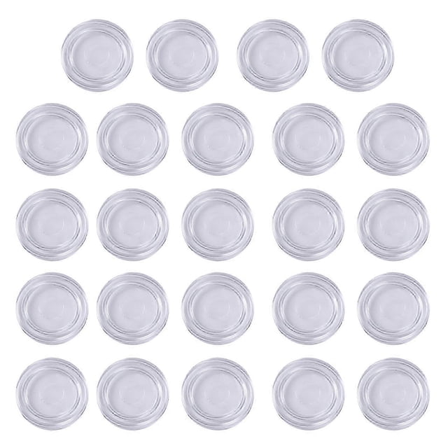 20pcs Clear not Slip Pads Glass Table Pads Coffee Table Protector for Glass Table Providing Best Cushioning & Safety 24MM