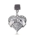 thumbnail image 1 of 2017 Pave Heart Memory Charm, 1 of 2