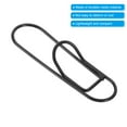 thumbnail image 4 of Uxcell 2" Clip de metal para bolígrafo, soporte para bolígrafo, clip para lápiz, soporte para bolígrafo para cuadernos, paquete de 10 en negro, 4 of 6