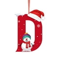 thumbnail image 1 of 2D Acrylic Christmas Tree 26 Letter Pendant Decorative Gift Family Christmas Party Pendants, 1 of 6