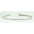 thumbnail image 3 of 18k White Gold Princess Cut Contemporary chic classic diamond tennis bracelet (1.9 Ct, H Color, VS Clarity), 3 of 5