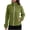 Army Green, variant on Sentmoon Womens Jackets Fall Lapel Waterproof Rain Jacket Women Warm Thickened Long Sleeve with Zipper Regular Fit Raincoat for Travel Golf Hiking