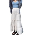 thumbnail image 1 of Qiylii Fairycore Midi Skirt for Women A Line Pleated Long Skirt Floral Print Maxi Skirts Vintage Grunge Streetwear, 1 of 7
