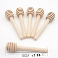 thumbnail image 2 of serony 24 Pièces Cuillère à Miel Portable Manipulée à la Main Ronde Réutilisable Boulangerie Ménage Agitation Bâton Dipper Outil Accessoires, 2 of 6