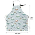thumbnail image 6 of Goofa Spaceship Printed Waterproof Apron 33" Chef Aprons for Men Heavy Duty Chemical Work Apron Adjustable Bib Apron, 6 of 9