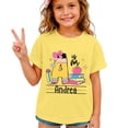 thumbnail image 2 of School Uniform Tshirts Kids Back to School Print Tee Short Sleeve Round Neck Top Boys T Shirts Yellow 10-11 Years, 2 of 5