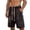 Classic Dark Gray, variant on Mens Jean Shorts Casual Loose Vintage Washed Denim Shorts Elastic Waist Drawstring Bermuda Shorts with Pockets