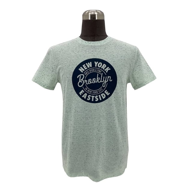 Playera George Talla EG Estampada con Puntos Aqua