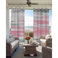 thumbnail image 6 of Pink Gray White Blackout Curtains for Bedroom Living Room Darkening Curtains 63 Inches Long Contemporary Simple Abstract Mottled Window Curtain 2 Panels Set Window Treatment Grommet Drapes 42"x63", 6 of 9