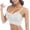 White, variant on Lace Bras for Women Lightweight Racerback Longline Bralettes Camisole Bra Everyday Bra