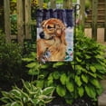 thumbnail image 2 of Carolines Treasures 7381GF Golden Retriver Holly Garden Flag Garden Size multicolor, 2 of 5