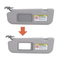 thumbnail image 3 of Visera Solar, Tablero De Visera Multifuncional De Alta Resistencia 85210-2V130-TX Resistente Para Veloster 2012 A 2015, 3 of 7