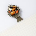 thumbnail image 5 of Thanksgiving pumpkins leaves Vintage Copper-Colored Lace Bookmarks: Stainless Steel Reading Accessories, Gifts for Book Lovers - Set of 2, 5 of 5