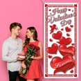 thumbnail image 4 of Jierger Valentine's Day Door Cover Decoration Creative Background Valentine's Day Front Door Decoration for Front Door Indoor Outdoor Decor, Valentine's Day Party Supplies 70.8 x 35.4 Inches, 4 of 7