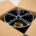 thumbnail image 5 of 17 inch Black Machined Alloy Wheel Rim 5x114.3 for Scion tC JEPJ, 5 of 8