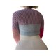 thumbnail image 3 of VISgogo Jersey de ganchillo de patchwork para mujer, manga larga, cuello cuadrado, tops recortados ahuecados VISgogo moda, 3 of 9