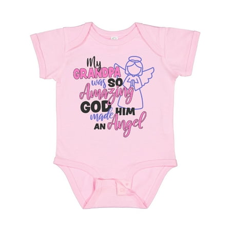 

Inktastic My Grandpa Was So Amazing God Made Him an Angel Gift Baby Girl Bodysuit