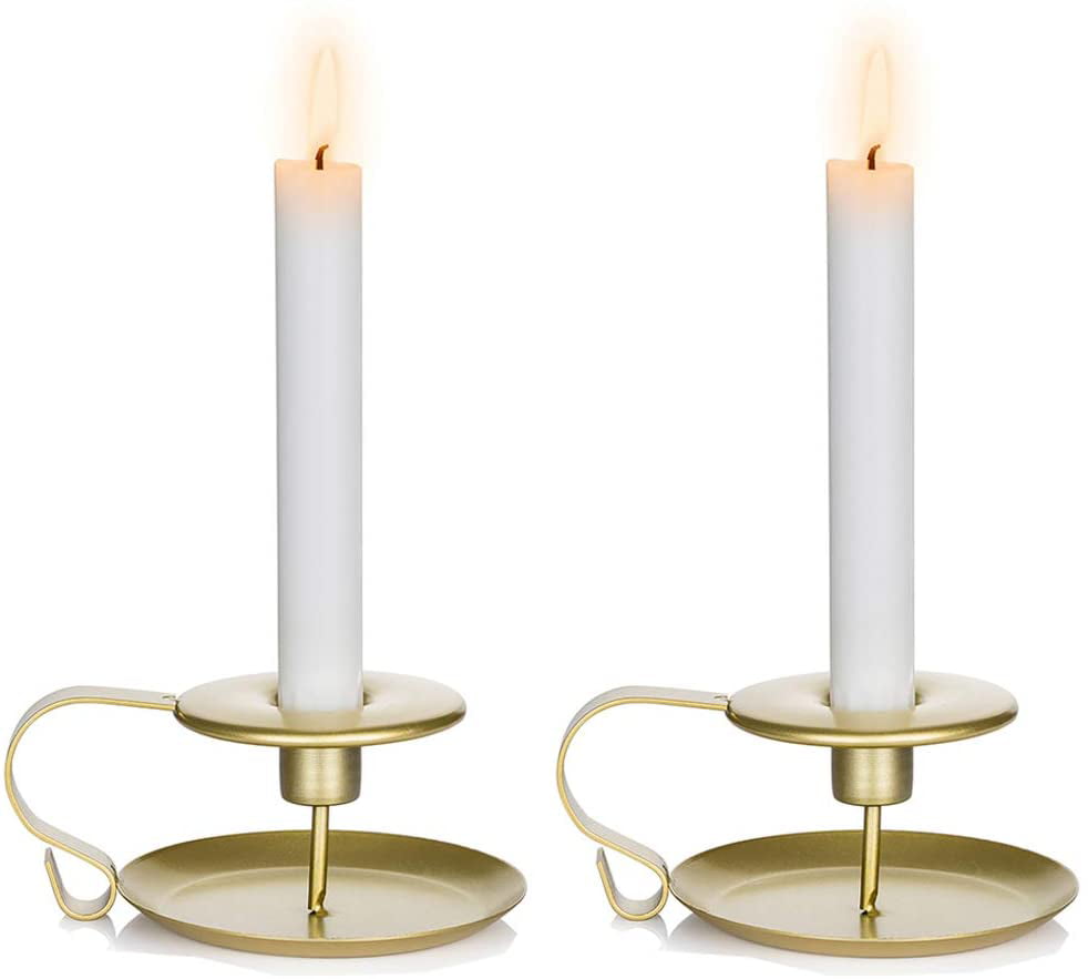 gold candle stand