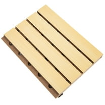 HEALEEP 1Set Soundproof Panels Wood Color for Sound Insulation in Home Theater 7.07X5.11X0.59in