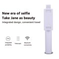 thumbnail image 4 of Retractable Selfie Stick Tripod with Detachable Bluetooth Wireless Remote Phone Holder-White, 4 of 5