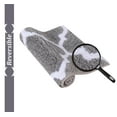 thumbnail image 5 of Better Trends 17" x 24" Bathroom Rugs 100% Polyester Soft Water Absorbent Non Slip Bath Mat Machine Washable Rug Marrakesh Collection - Silver, 5 of 6