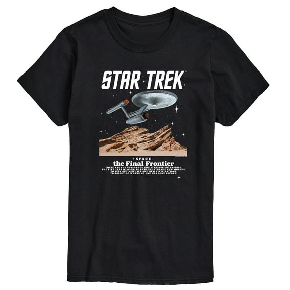 Star Trek - Space The Final Frontier - Men's Short Sleeve Graphic T-Shirt