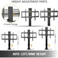 thumbnail image 4 of VEVORbrand Motorized TV Lift Mount 28-68" Height Adjustable, 39.4" Stroke Length, Fit for 32-70" TV Lift with Long-Distance Regulator, Load Capacity 154lbs, 4 of 8