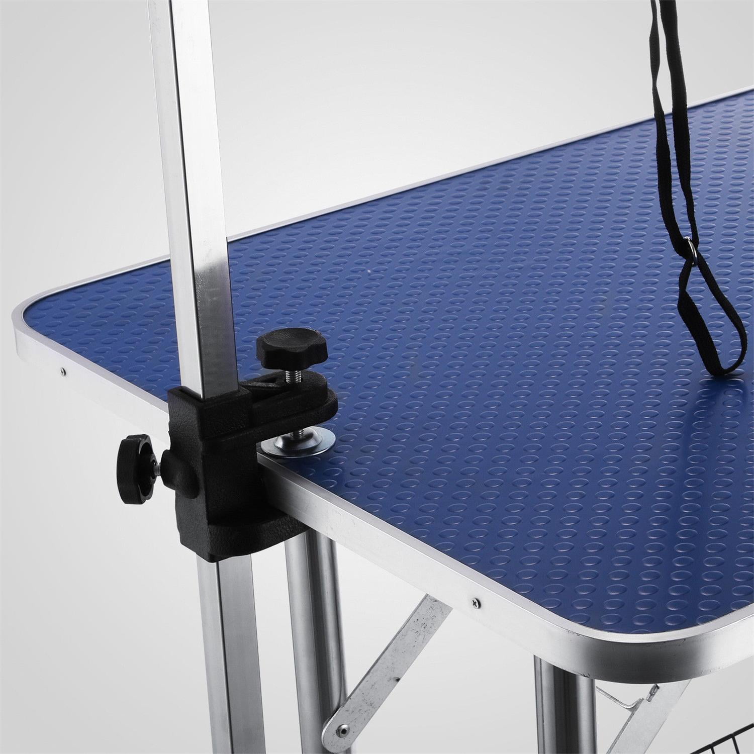 Pefilos 42" Dog Grooming Table for Large Medium Dogs and Cat Professional Portable Trimming Table with Arm/Noose/Mesh Tray Pet Grooming Table, Blue Pefilos 42" Dog Grooming Table for Large Medium Dogs and Cat Professional Portable Trimming Table with Arm/Noose/Mesh Tray Pet Grooming Table, Blue