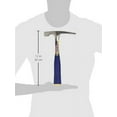 thumbnail image 5 of Estwing Bricklayer's/Mason's Hammer - 20 oz Masonary Tool with Forged Steel Construction & Shock Reduction Grip - E3-20BLC, 5 of 5