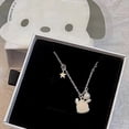 thumbnail image 3 of Sanrio Pochacco-collar de campana de dibujos animados para mujer, joyería bonita para regalo de novia, dulce, estudiante, envío gratis, nuevo, 3 of 3