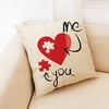 Valentine's Day Pillow Cover Sofa Throw Cushion Cover Home Decor valentines day decor