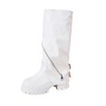 thumbnail image 2 of Slouchy Boots,Knee High Boots for Women - Modern Tall Dress Boots with Clean Structured Upper, Round Toe Knee Boots, Platform Sole and Slouchy Shaft Fashion Boots, Everyday Casual Footwear for Winter, 2 of 7