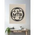 thumbnail image 2 of Mtb Life Mountain Bike Poster Wall Art, Modern Wall Decor, 8x12 UNFRAMED, 2 of 3