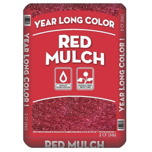 WalMart Red Color Mulch, 2 cu ft