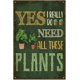 thumbnail image 1 of Letrero de metal vintage con texto divertido de planta para garaje, letreros personalizados para jardín, cueva, placa artística, póster, decoración de pared, 1 of 9