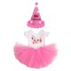 thumbnail image 2 of Vestido de muñeca americana Vestido Y Sombrero De Cumpleaños De Moda Para Muñeca Americana De 18 Pulgadas Dress Up Pink Magideal Vestido de muñeca americana, 2 of 6