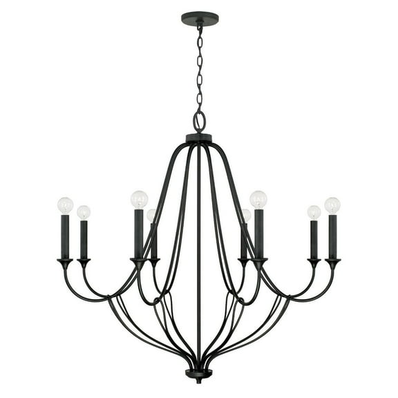 441681BI-Capital Lighting-Bentley - 8 Light Chandelier     -Traditional Installation