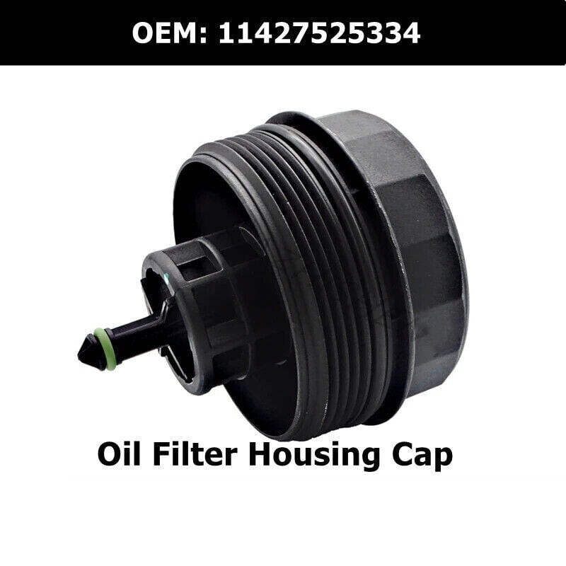 A-premium Oil Filter Housing Cap Bmw Replacement 11427525334 Oil Filter Housing Cap For BMW Models - Replacement Cap Assembly With O-Rings 11427525334 A-Premium Oil Filter Cap BMW Replacement - Foto 4