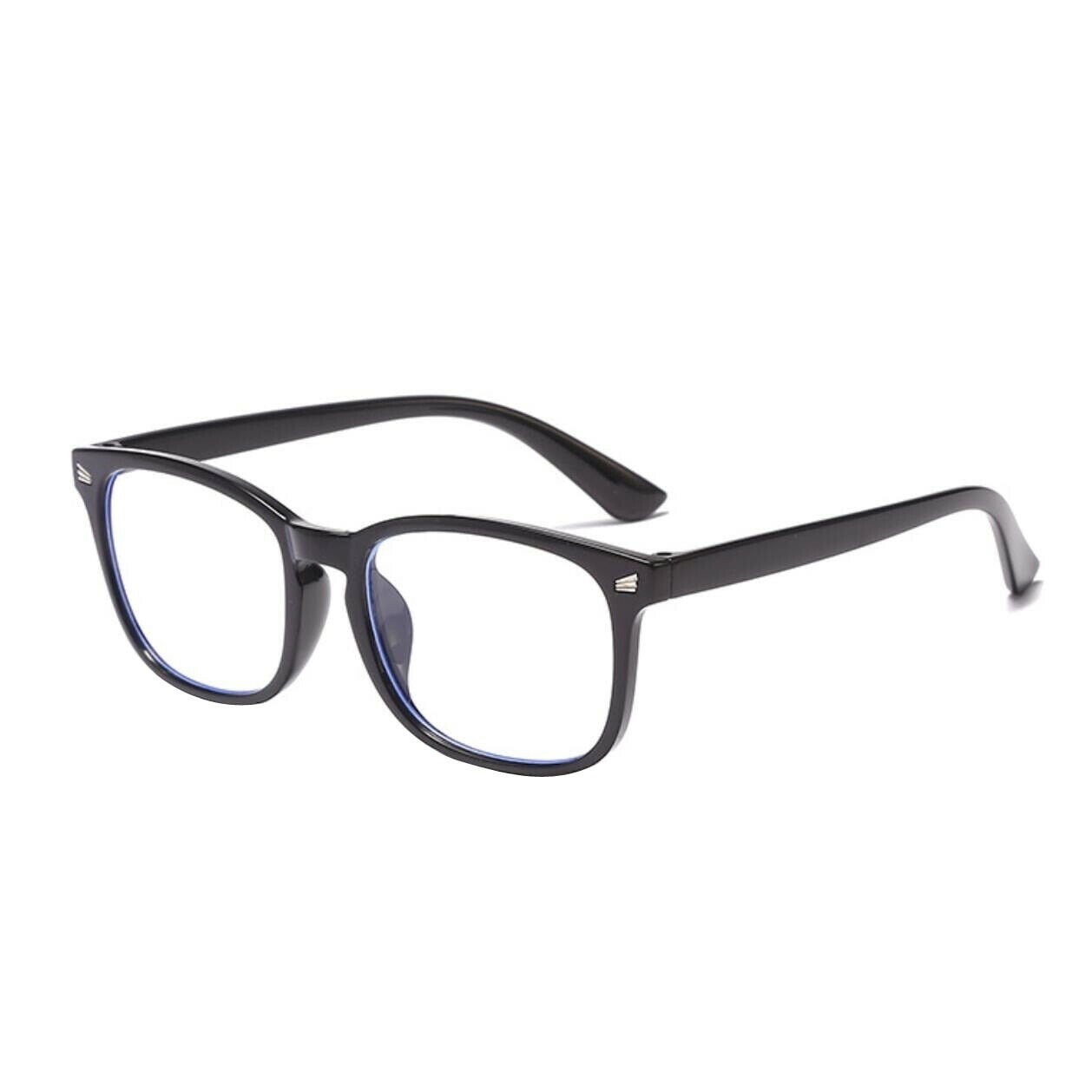1 Pair Men Women Unisex Round Frame Blue Light Blocking Reading Glasses Readers +0.75